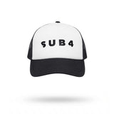Running Cap SUB4 Trucker White-Black