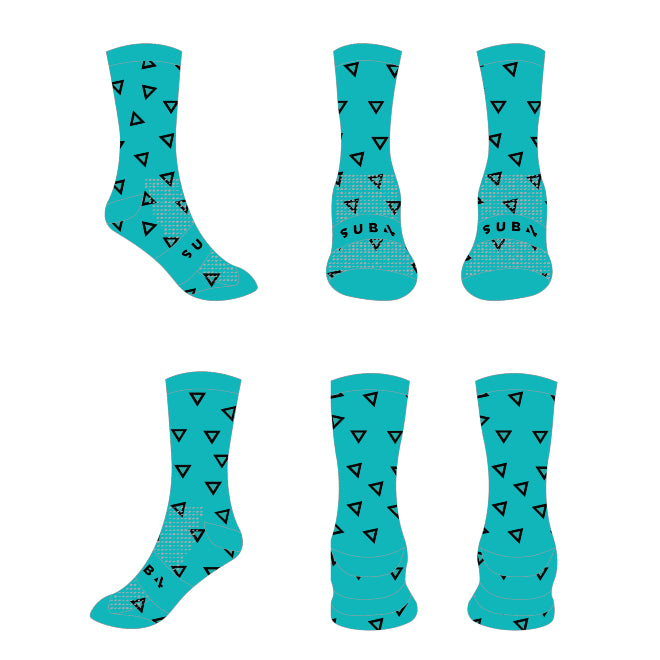 Socks- 3/4 Crew Custom Run
